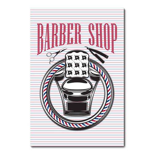 Tamanhos, Medidas e Dimensões do produto Placa Decorativa - Barber Shop - Barbearia - 0827plmk