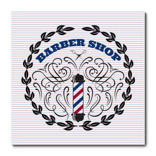 Tamanhos, Medidas e Dimensões do produto Placa Decorativa - Barber Shop - Barbearia - 0828plmk