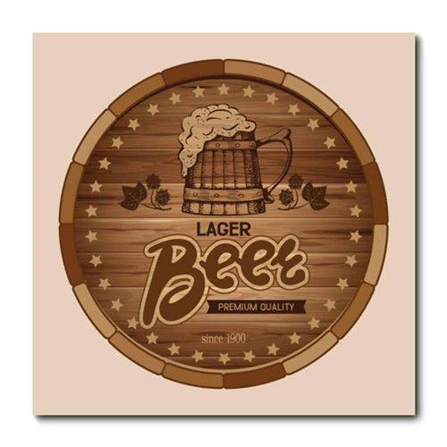 Tamanhos, Medidas e Dimensões do produto Placa Decorativa - Beer - 0798plmk