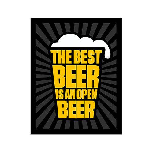 Tamanhos, Medidas e Dimensões do produto Placa Decorativa - Best Beer - Legião Nerd