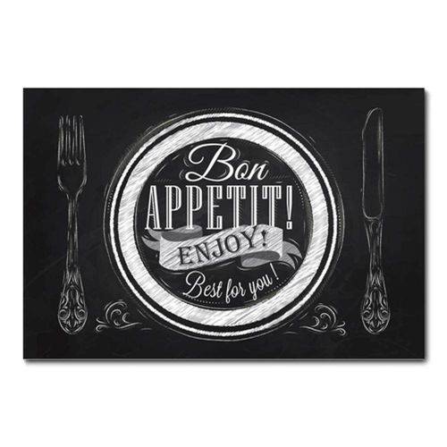 Tamanhos, Medidas e Dimensões do produto Placa Decorativa - Bon Appetit - 0960plmk