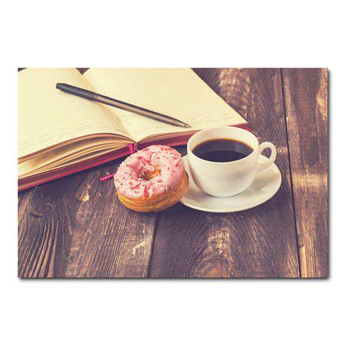 Tamanhos, Medidas e Dimensões do produto Placa Decorativa - Café - 0386plmk