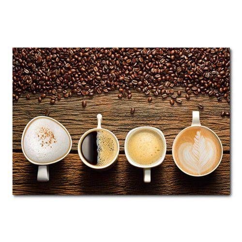 Tamanhos, Medidas e Dimensões do produto Placa Decorativa - Café - 0387plmk