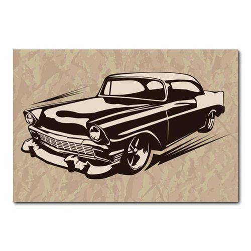 Tamanhos, Medidas e Dimensões do produto Placa Decorativa - Carro - Vintage - 0685plmk