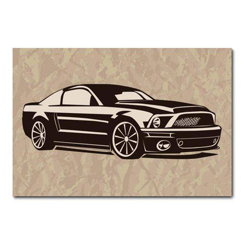 Tamanhos, Medidas e Dimensões do produto Placa Decorativa - Carro - Vintage - 0686plmk