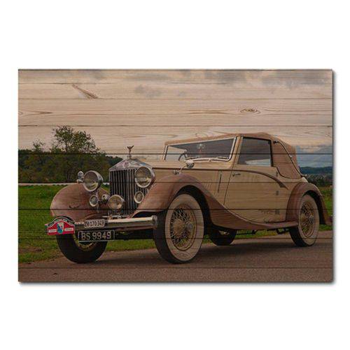 Tamanhos, Medidas e Dimensões do produto Placa Decorativa - Carros Vintage - 0434plmk