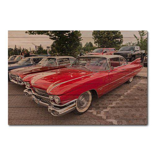 Tamanhos, Medidas e Dimensões do produto Placa Decorativa - Carros Vintage - 0438plmk