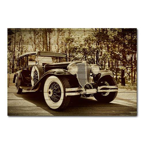 Tamanhos, Medidas e Dimensões do produto Placa Decorativa - Carros Vintage - 0325plmk