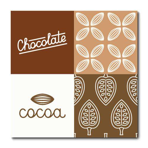 Tamanhos, Medidas e Dimensões do produto Placa Decorativa - Chocolate - 0872plmk