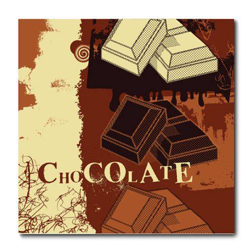 Tamanhos, Medidas e Dimensões do produto Placa Decorativa - Chocolate - 0981plmk