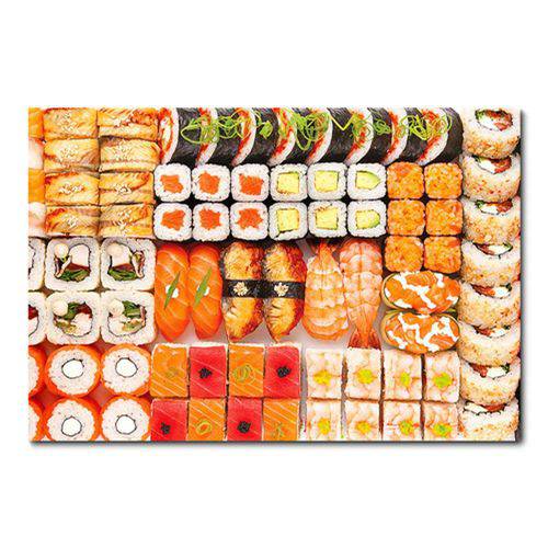 Tamanhos, Medidas e Dimensões do produto Placa Decorativa - Comida Japonesa - 0523plmk