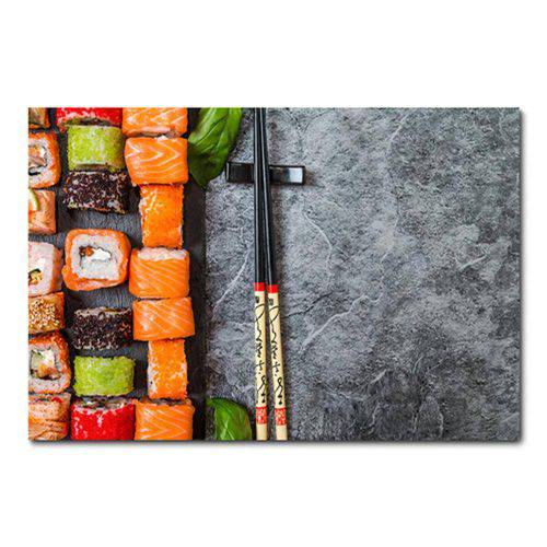 Tamanhos, Medidas e Dimensões do produto Placa Decorativa - Comida Japonesa - 0533plmk