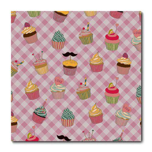 Tamanhos, Medidas e Dimensões do produto Placa Decorativa - Cupcake - 0292plmk