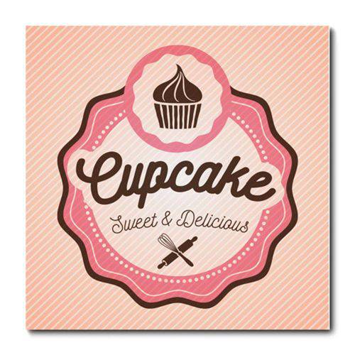 Tamanhos, Medidas e Dimensões do produto Placa Decorativa - Cupcakes - 0829plmk