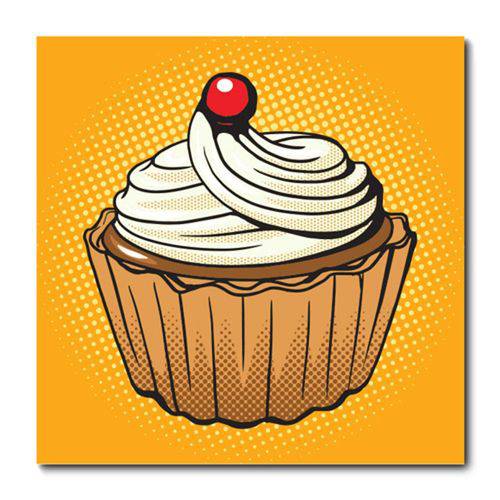 Tamanhos, Medidas e Dimensões do produto Placa Decorativa - Cupcakes - 0964plmk