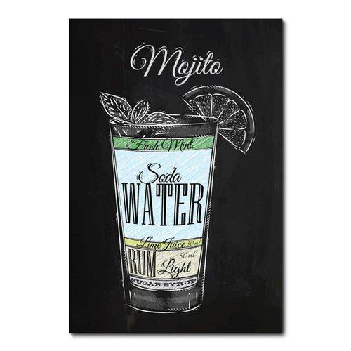 Tamanhos, Medidas e Dimensões do produto Placa Decorativa - Drink Mojito - 0947plmk