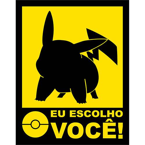 Tamanhos, Medidas e Dimensões do produto Placa Decorativa: eu Escolho Você! - Amarelo