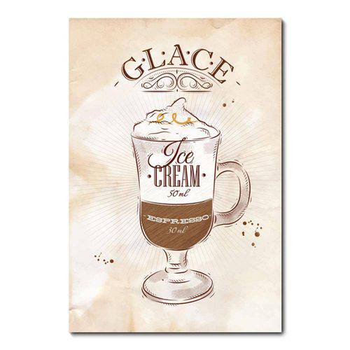 Tamanhos, Medidas e Dimensões do produto Placa Decorativa - Glace - 0946plmk