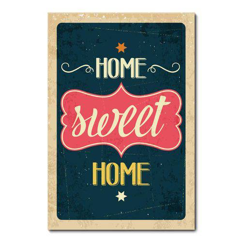 Tamanhos, Medidas e Dimensões do produto Placa Decorativa - Home Sweet Home - 0764plmk