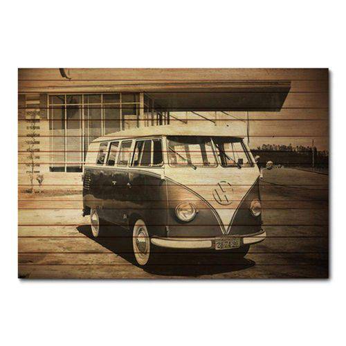 Tamanhos, Medidas e Dimensões do produto Placa Decorativa - Kombi - Carros - 0022plmk