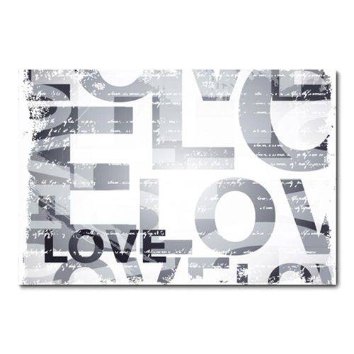 Tamanhos, Medidas e Dimensões do produto Placa Decorativa - Love - 0598plmk