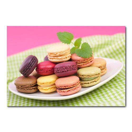 Tamanhos, Medidas e Dimensões do produto Placa Decorativa - Macarons - 0457plmk