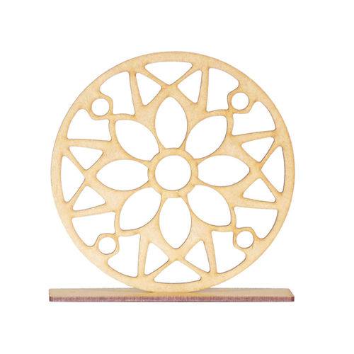 Tamanhos, Medidas e Dimensões do produto Placa Decorativa Mandala Flor Clb – H024