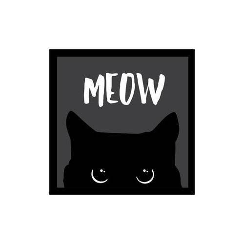 Tamanhos, Medidas e Dimensões do produto Placa Decorativa - Meow (v2) - Legião Nerd