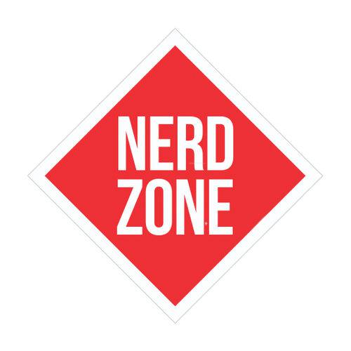 Tamanhos, Medidas e Dimensões do produto Placa Decorativa - Nerd Zone (v2) - Legião Nerd