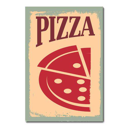 Tamanhos, Medidas e Dimensões do produto Placa Decorativa - Pizza - 0745plmk