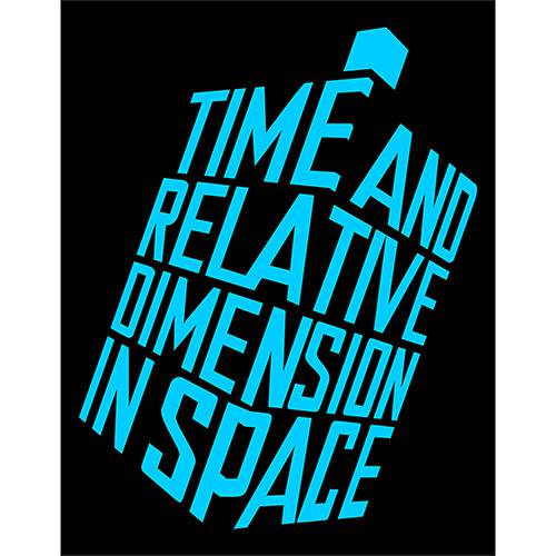 Tamanhos, Medidas e Dimensões do produto Placa Decorativa: Time And Space
