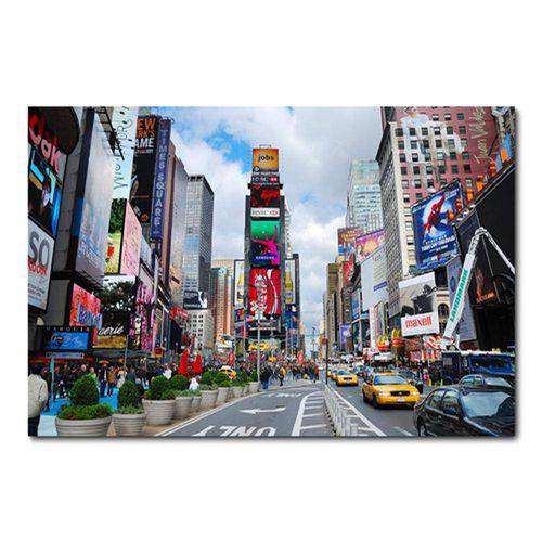 Tamanhos, Medidas e Dimensões do produto Placa Decorativa - Times Square - New York - 0501plmk