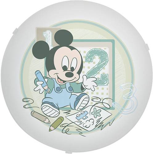 Tamanhos, Medidas e Dimensões do produto Plafon Disney Mickey Baby 30 Cm - Startec