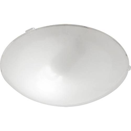 Tamanhos, Medidas e Dimensões do produto Plafon Ice Presilha Cristal 30cm Aço/Vidro Leitoso Branco - Startec