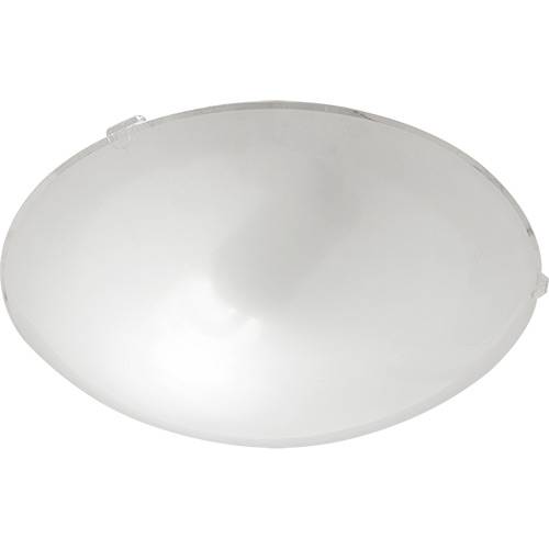 Tamanhos, Medidas e Dimensões do produto Plafon Ice Redondo 25cm Aço/Vidro Leitoso Branco - Startec
