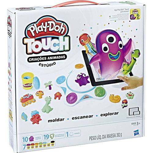 Tamanhos, Medidas e Dimensões do produto Play-Doh Touch Estúdio Criações Animadas - Hasbro