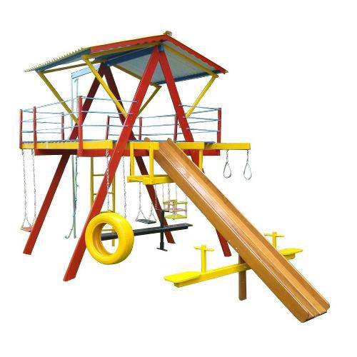 Tamanhos, Medidas e Dimensões do produto Playground de Madeira Grande - Mundo da Criança