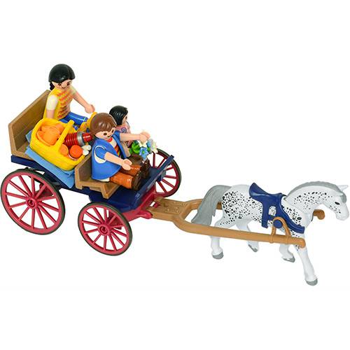 Tamanhos, Medidas e Dimensões do produto Playmobil Carruagem Puxada à Cavalos