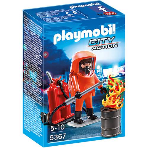 Tamanhos, Medidas e Dimensões do produto Playmobil - Força Especial dos Bombeiros - Sunny Brinquedos