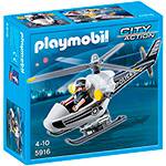 Tamanhos, Medidas e Dimensões do produto Playmobil Helicóptero da Polícia - Sunny Brinquedos