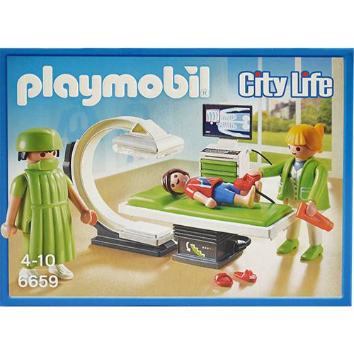 Tamanhos, Medidas e Dimensões do produto Playmobil Sala de Raio X - Sunny Brinquedos