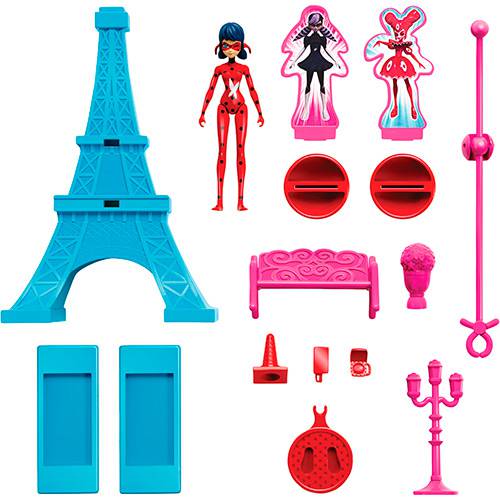 Tamanhos, Medidas e Dimensões do produto Playset de Ação Torre Eiffel Miraculous - Sunny Brinquedos