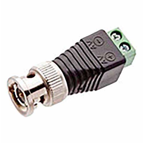 Tamanhos, Medidas e Dimensões do produto Plug Adaptador Bnc para Borne Conector Cftv - Pacote com 10 Peças