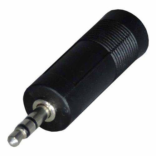 Tamanhos, Medidas e Dimensões do produto Plug Adaptador P2 Estéreo para Jack J10 Estéreo - Pacote com 10 Peças
