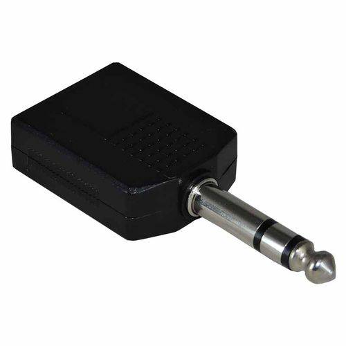 Tamanhos, Medidas e Dimensões do produto Plug Adaptador P10 Estéreo para 2 Jack J10 Estéreo - Pacote com 10 Peças