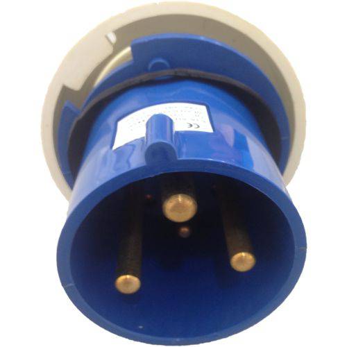 Tamanhos, Medidas e Dimensões do produto Plug Macho Industrial Jng 2p+t 63a 6h Azul 250v MGI-033 Top