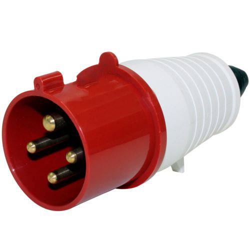 Tamanhos, Medidas e Dimensões do produto Plug Macho Industrial Jng 3p+t 63a 6h Vermelho 380v Mgi-034