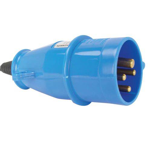 Tamanhos, Medidas e Dimensões do produto Plug Macho Industrial Steck 3p+t 32a Azul 250v Newkon N-4279