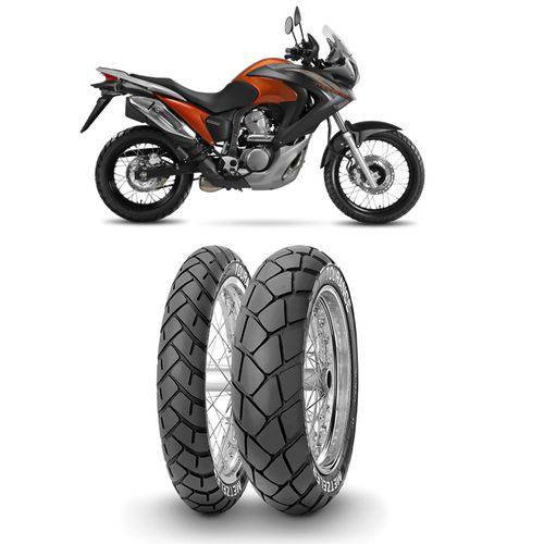 Tamanhos, Medidas e Dimensões do produto Pneu 130/80r17 + 100/90-19 Tourance Metzeler Transalp 700