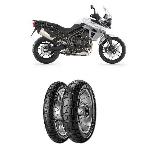 Tamanhos, Medidas e Dimensões do produto Pneu 150/70-17 + 90/90-21 Karoo3 Metzeler Tiger 800 F 800 Gs F 800 Gs Adventure